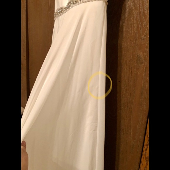 Love and Devotion White Beaded Maxi Dress! - Picture 6 of 6